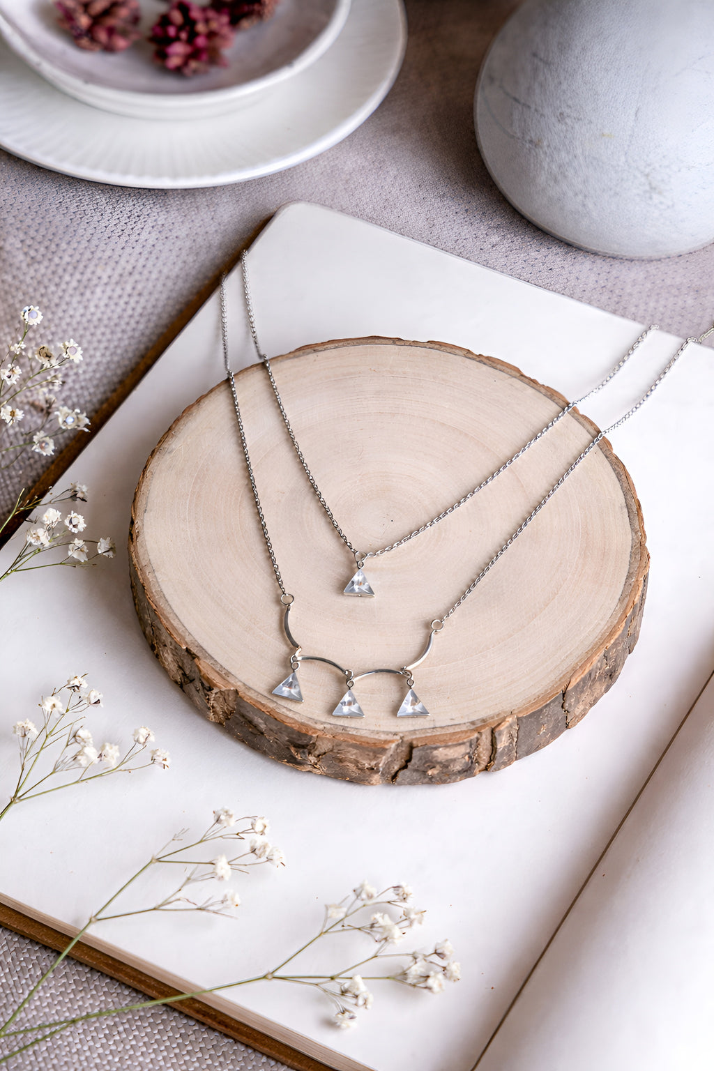 Trinity Whisper Necklace