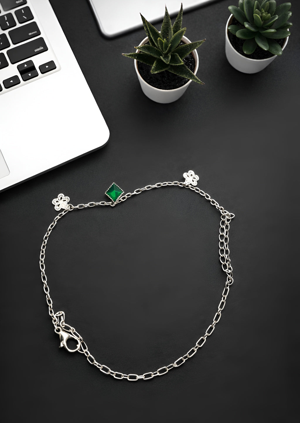 Sterling flower charms