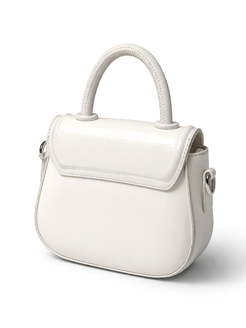 Alba Lock White Sling Bag