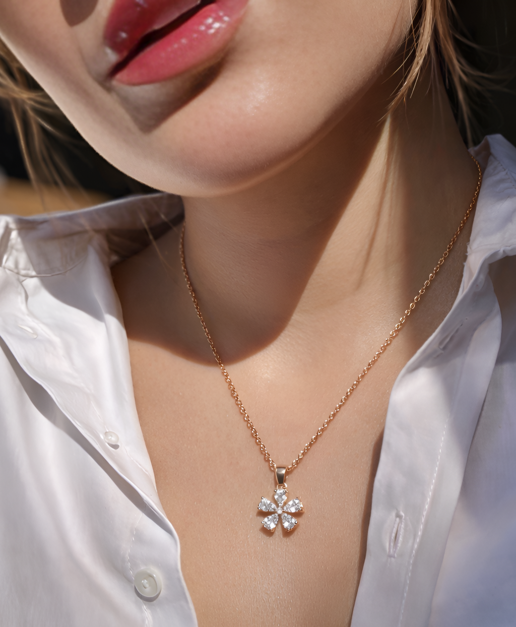 Mine Floral Pendant