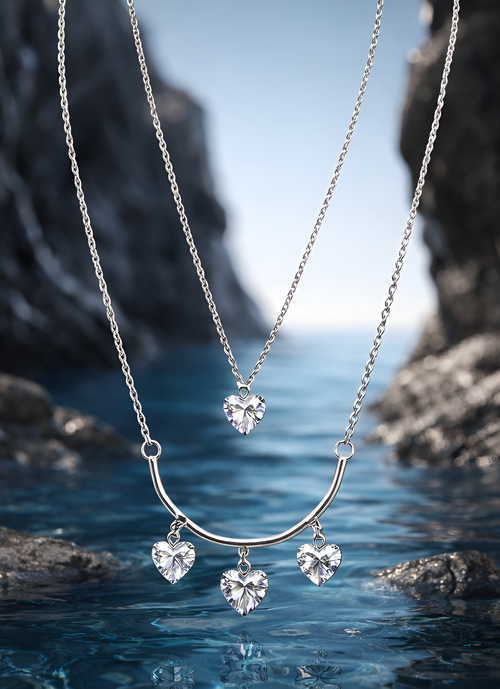 Aluinn Heart Layered Choker
