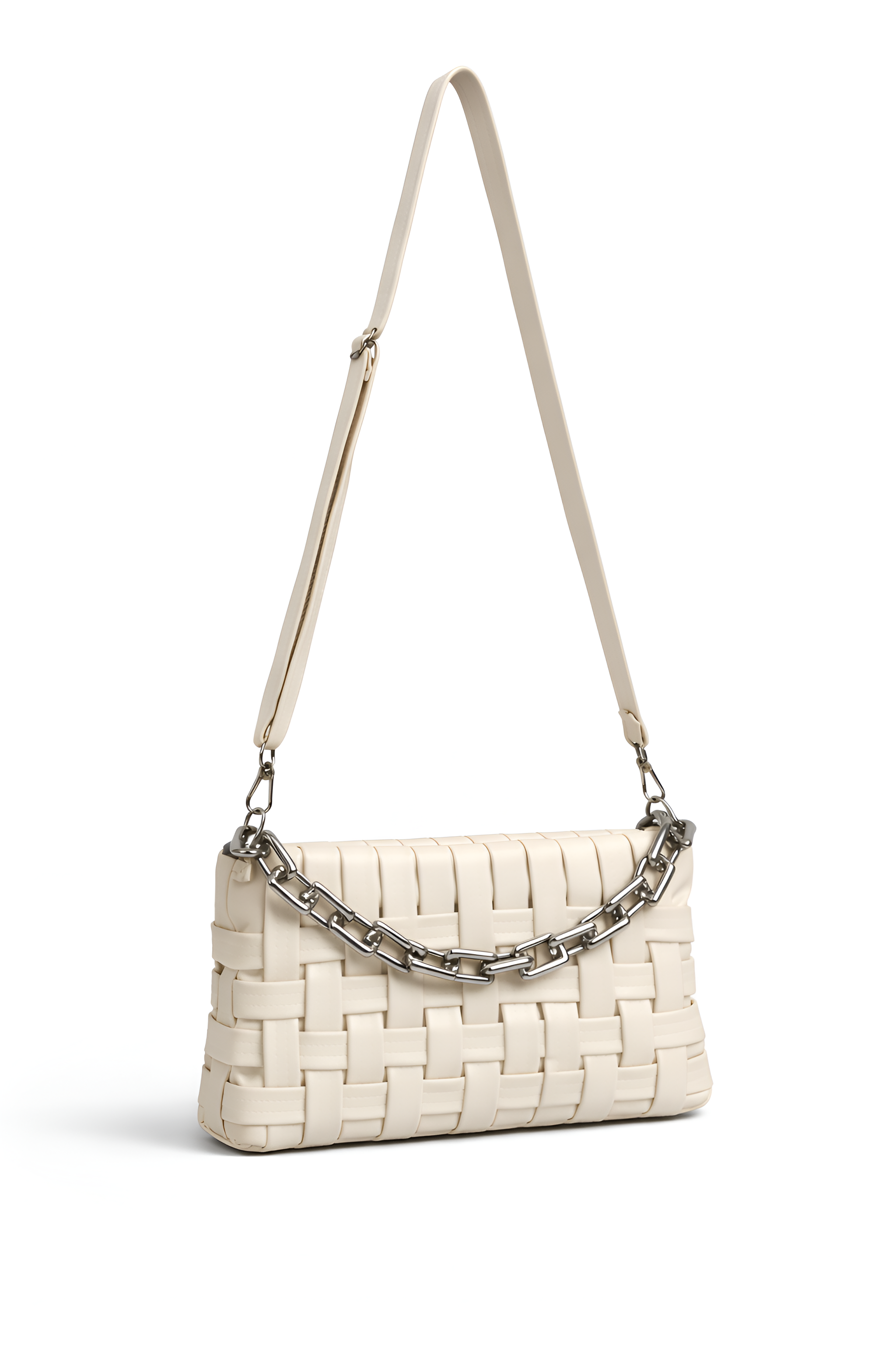 Evelyn White Sling Bag