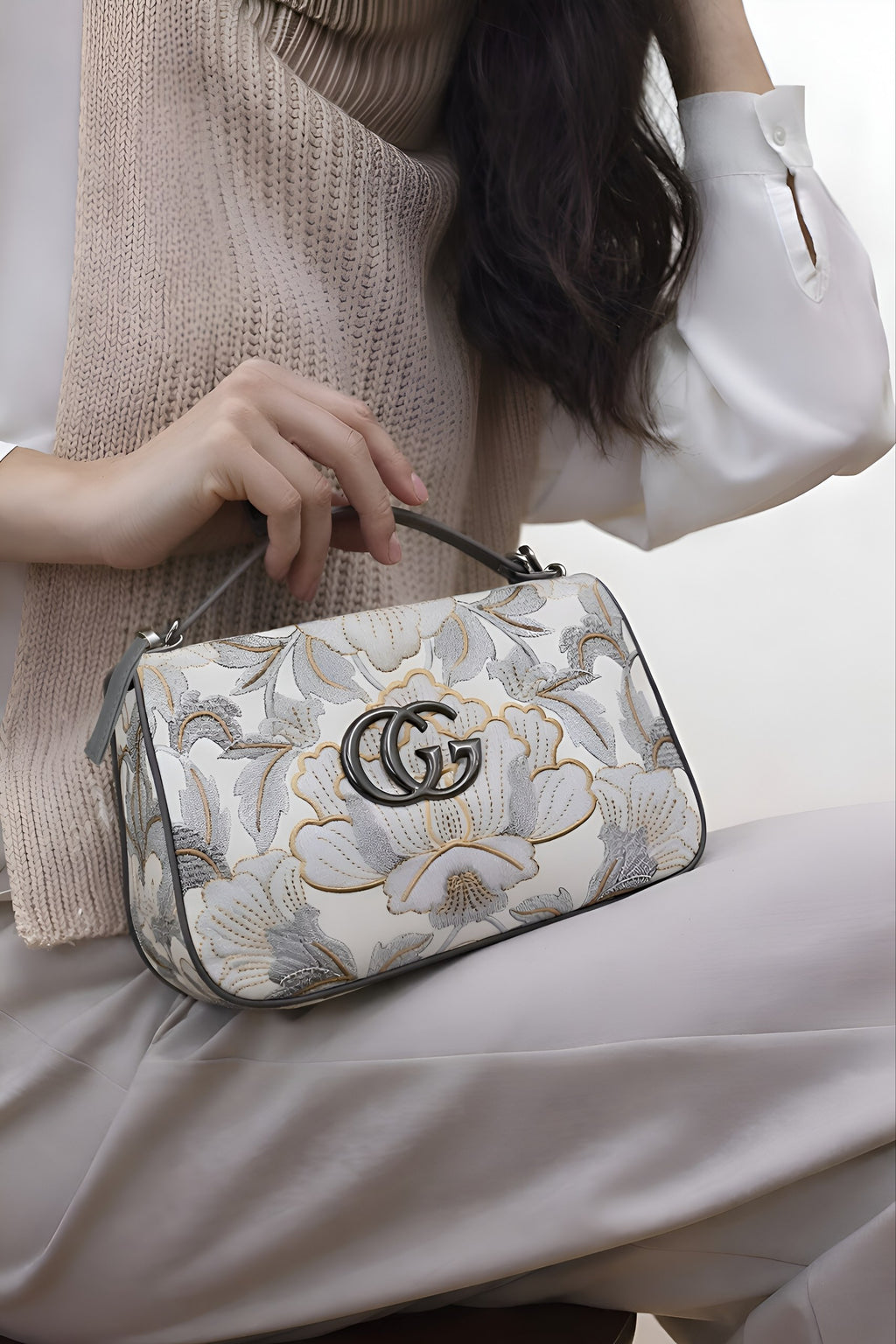 Dove Bloom GG Sling Bag