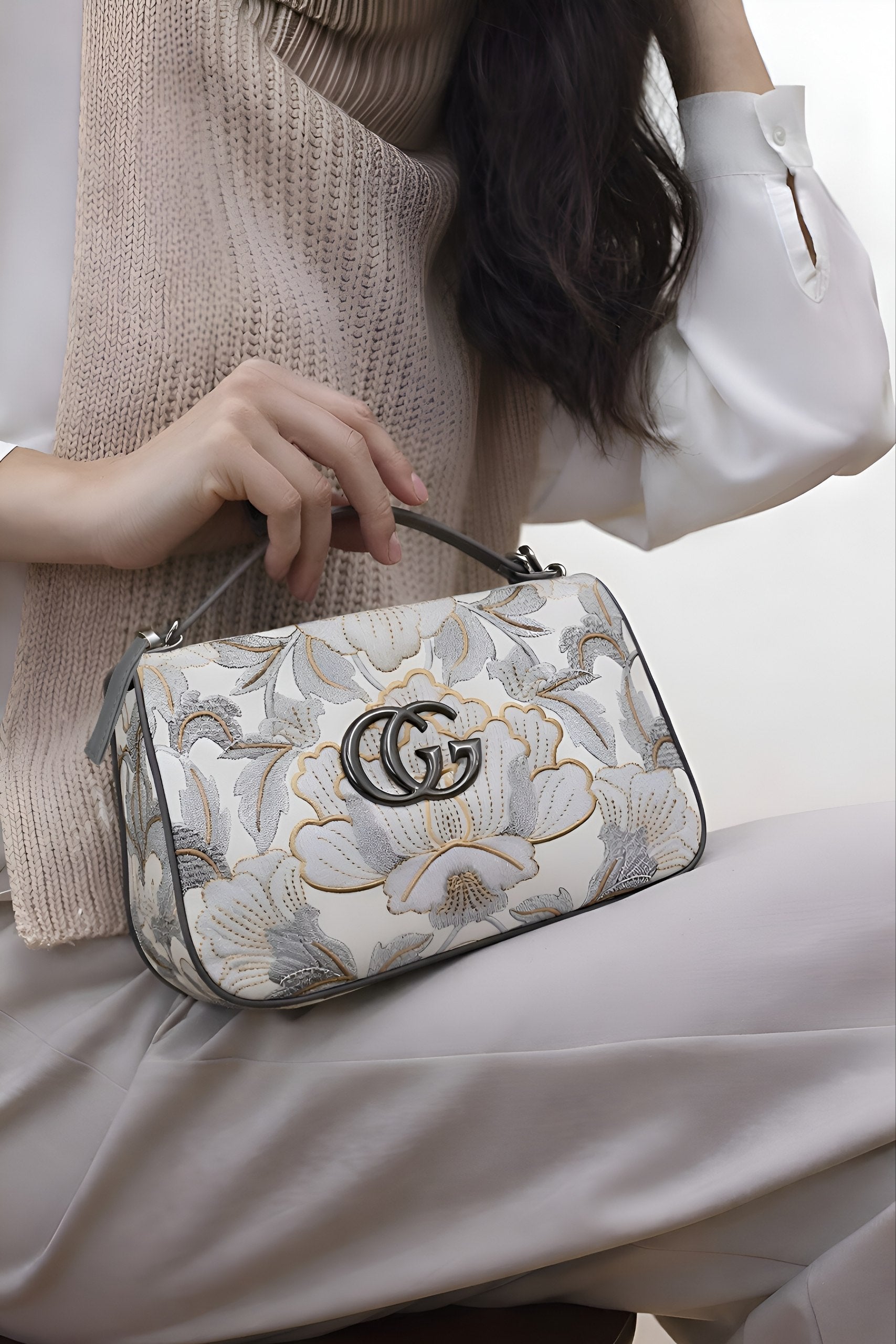 Dove Bloom GG Sling Bag