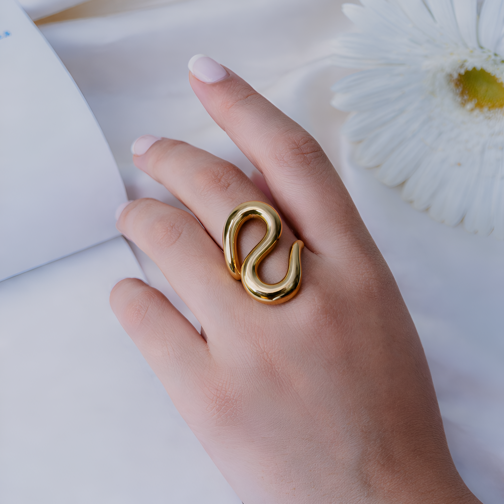 Sorelle Curve Ring