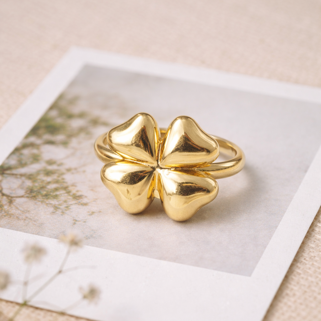 Four Leaf Clover Ring