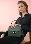 Verde Lock olive green bag