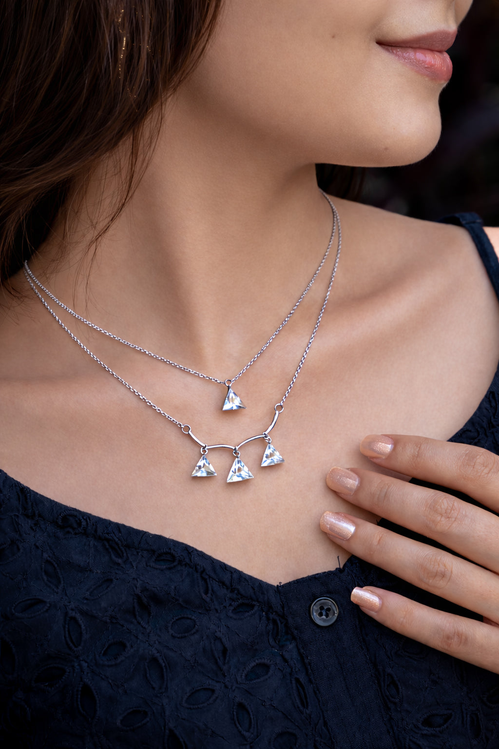 Trinity Whisper Necklace
