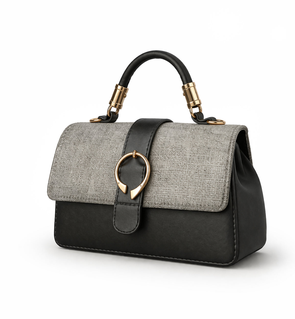 Velour Ring Black Clutches